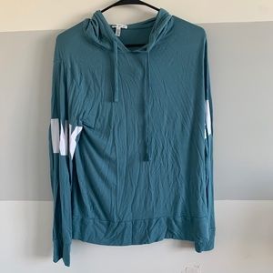 worn once blue hoodie